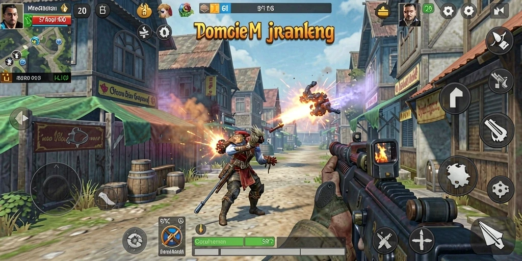 Screenshot gameplay 77RP menampilkan pertempuran strategi yang seru.