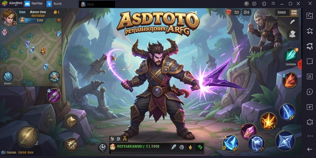 Tampilan gameplay ARPG yang mendebarkan di ASDTOTO.