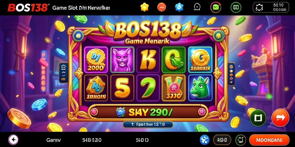Gameplay memikat dari game Slot BOS138 dengan berbagai tema.
