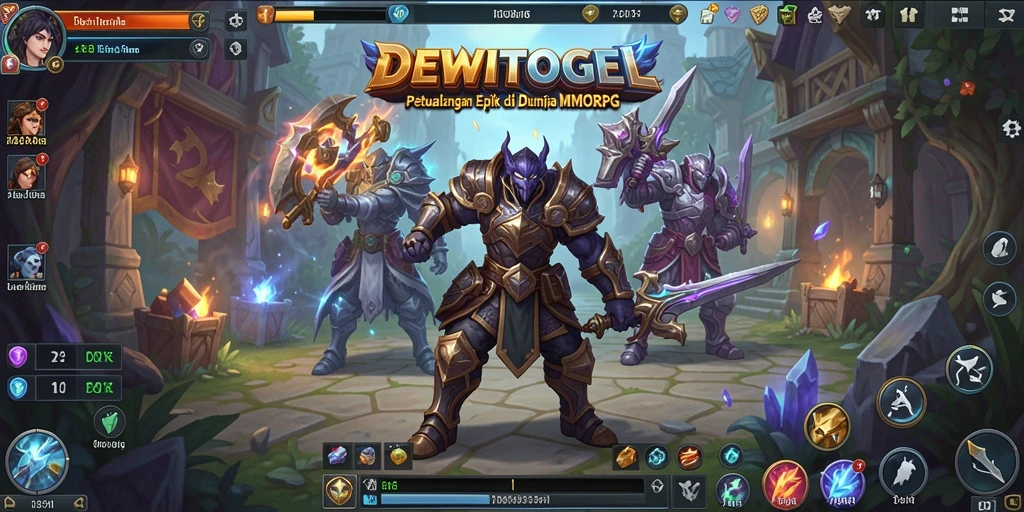 Tampilan gameplay seru di DEWITOGEL dengan pertarungan mendebarkan.