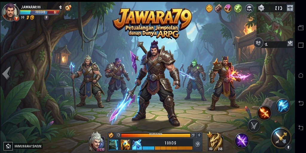 Tampilan menakjubkan dari gameplay ARPG JAWARA79.