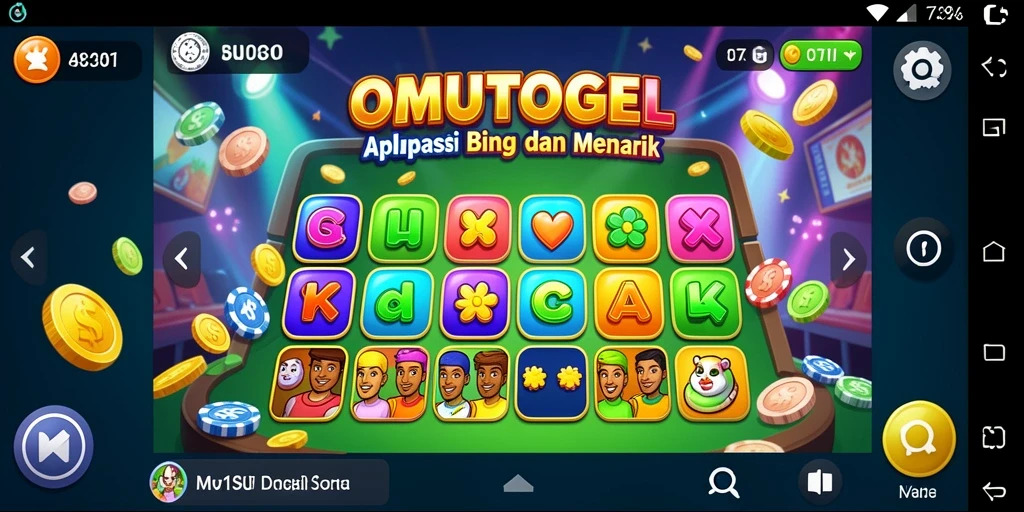 Tampilan screenshot gameplay Bingo di OMUTOGEL.