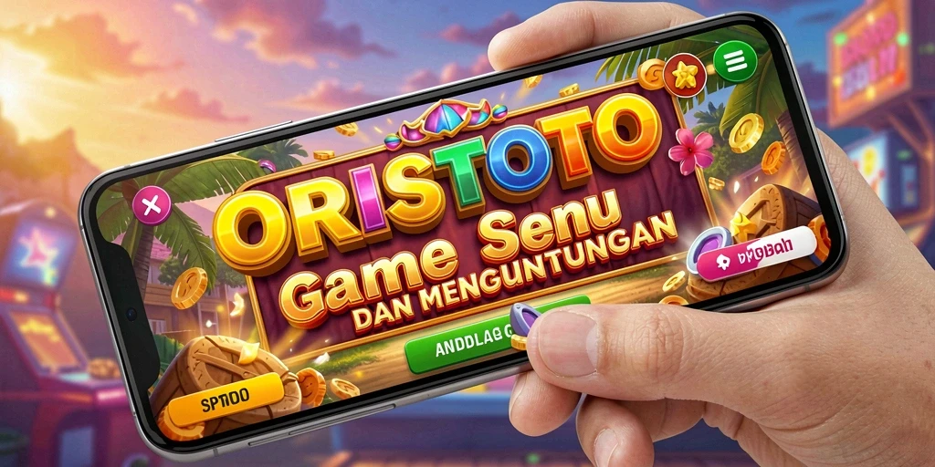 Tampilan gameplay menarik dari ORISTOTO dengan berbagai tema slot.