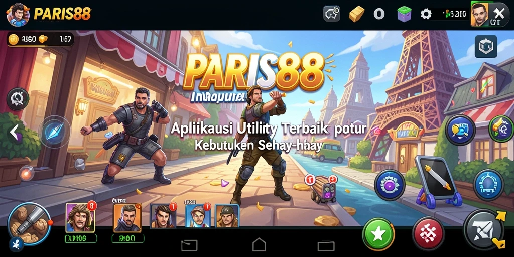 Tampilan intuitif aplikasi Utility PARIS88 dalam mengatur kegiatan.