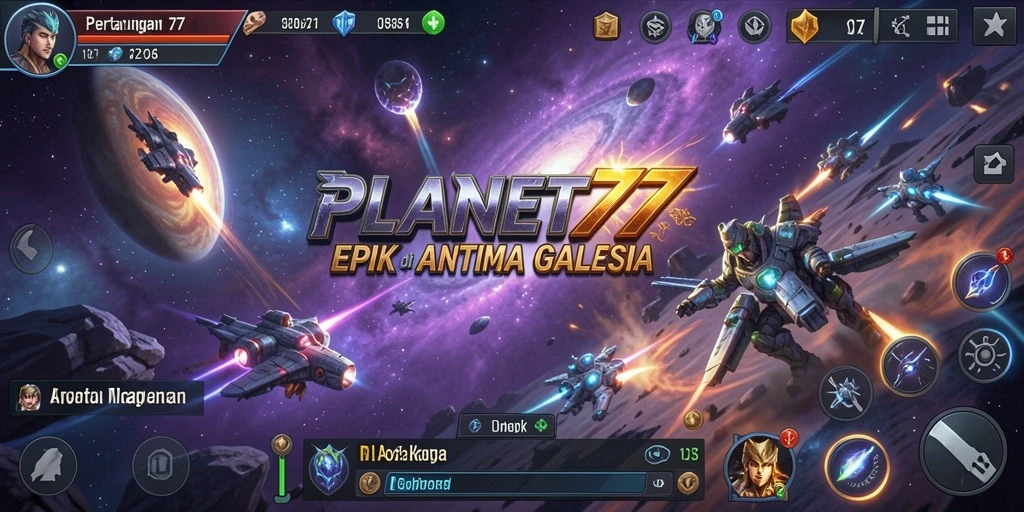 Tampilan menakjubkan dari pertarungan luar angkasa di PLANET77.