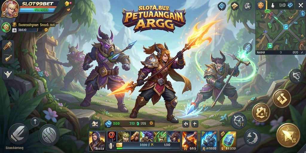 Tampilan seru dari gameplay memukau di SLOT99BET.